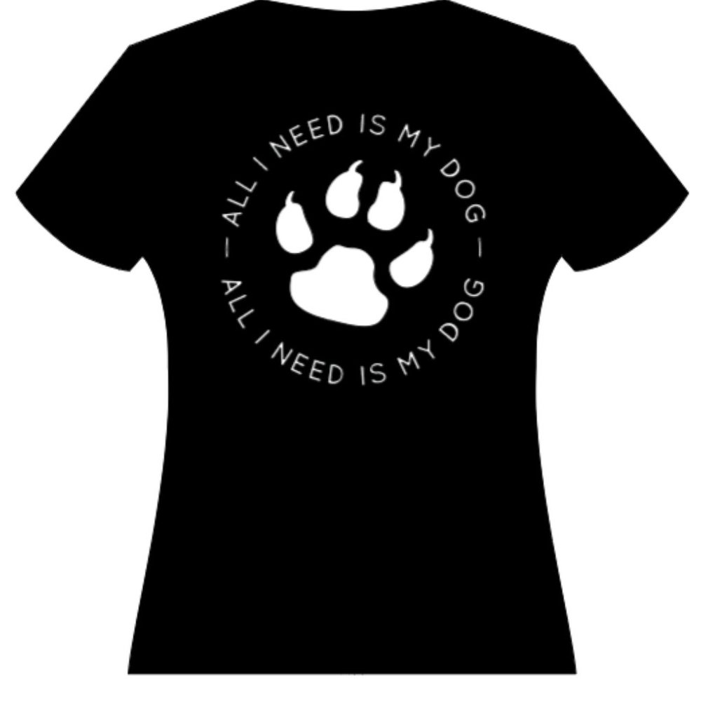 Custom-Made All I Need Is My Dog T-Shirt - Picture 8 of 11